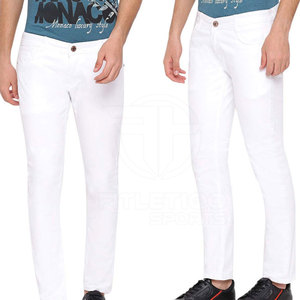 Pantalones Vaqueros Personalizados al por Mayor para Hombre - Transpirables, con Patrón Sólido y Detalle de Botones, Temporada Primavera/Otoño, Mezclilla de Alta Calidad - Product Image 6