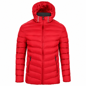 Veste d'hiver décontractée pour homme, respirante, imperméable, pour activités de plein air et alpinisme, coupe-vent utilitaire, avec logo personnalisé sur le devant, fermeture éclair matelassée - Product Image 5