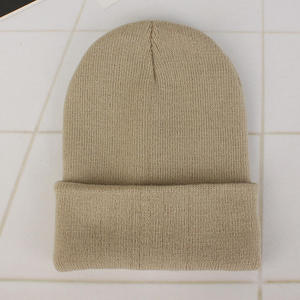 Bonnet en tricot classique unisexe avec pompon, doux et confortable, pour l'hiver, 100% acrylique, logo personnalisé, OEM, étiquette privée - Product Image 5
