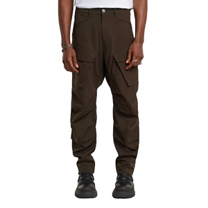 <b>Men's</b> Casual Cargo Pants Workout Joggers <b>Stretch</b> Sweatpants Hiking Pants Belted Waist Straight Fit Multi Pocket Jogger Pants - Product Image 1