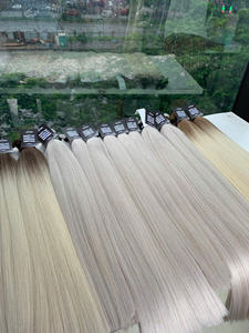 Cheveux humains de qualité supérieure, 100% vierges, naturels, vietnamiens, lisses, super double trame, prix d'usine, vente en gros - Product Image 6