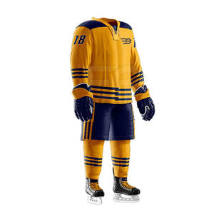 Uniforme de Práctica de Hockey sobre Hielo Personalizado, Ropa Deportiva Resistente, Uniforme de Competición de Hockey sobre Hielo, Tela con Control de Humedad - Product Image 5