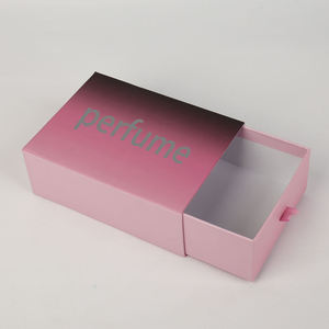 Custom Eco-Friendly Handmade Luxury High Quality Paper Drawer <b>Box</b> with Ribbon Handle Cosmetic Packaging for Perfume <b>Bottle</b> - Product Image 2