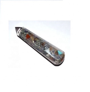 Venta al por mayor amatista natural piedra de cristal facetado varitas de masaje piedra semipreciosa artesanía curación Reiki productos metafísicos - Product Image 5