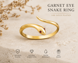 925 Sterling <b>Silver</b> Open Snake <b>Ring</b> Adjustable Open Band 18k Gold Plated Zircon Accent Jewelry for Women Stackable <b>Stacking</b> <b>Ring</b> - Product Image 3