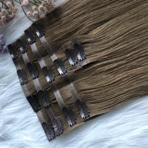 <span class=keywords><strong>สี</strong></span>ตรง PU คลิปต่อผมผมมนุษย์ 14-30 นิ้ว 100% ดิบต่อ<span class=keywords><strong>ผม</strong></span> 8 ชิ้นคลิปไม่มีรอยต่อดิบสําหรับผู้หญิง - Product Image 6