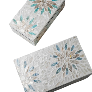 Caja de Almacenamiento de Joyería Ovalada Magnética Moderna con Grabado Simple, Hecha a Mano, Ecológica, de Nácar, de Lujo, Venta al por Mayor, OEM ODM - Product Image 3