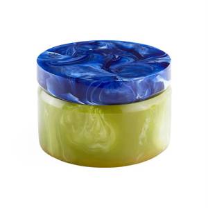 Natural Resin Eco-Friendly Hand-painted Luxury Modern Home Decor Jewelry <b>Box</b> Customized Color Customizable Jewelry Organizers - Product Image 1