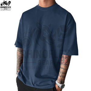 Maillot personnalisable pour homme, coupe ample, style streetwear, épaules tombantes, respirant, séchage rapide, logo personnalisé, coupe ample - Product Image 5