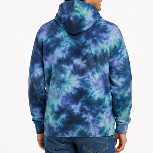 Sweat-shirts tie-dye pour hommes fabriqués au Pakistan, logo personnalisé, faible MOQ, prix bas. - Product Image 4