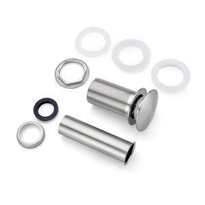 Sifone per lavabo in acciaio inox 304 senza troppopieno per lavabo da bagno - Product Image 6