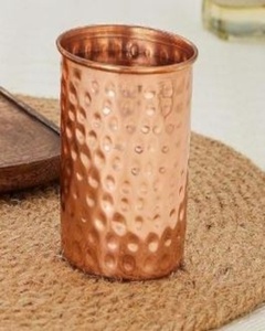Verres à boire en cuivre, gobelets métalliques durables et réutilisables pour l'eau, les jus, les cocktails, écologiques, pour la cuisine, le bar, les boissons. - Product Image 1