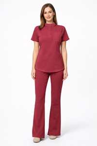 Ensembles de blouses d'hôpital confortables en coton et polyester tissé pour hommes, personnalisables, de haute qualité, avec détection d'aiguilles et fusion sans couture - Product Image 4