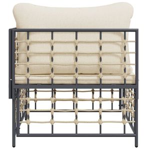 Sofá Esquinero de Jardín en Color Antracita Beige, Elegantes Conjuntos de Jardín - Product Image 5