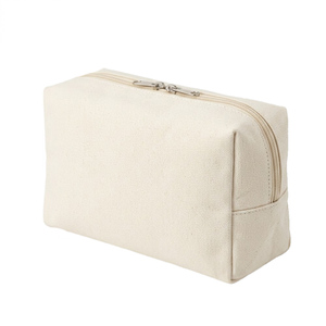 Sac à maquillage en toile pour femmes, organiseur de cosmétiques portable, trousse de toilette de voyage, pochette de rangement multi-compartiments, étui à fermeture éclair - Product Image 4