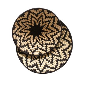 Handmade Modern Woven Round Wall Basket Decor Natural Sisal Eco-friendly Ethically Sourced Art Wall <b>Hanging</b> Home Living - Product Image 3