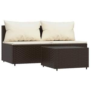 Set Lounge da Esterno Marrone per Giardino - Collezione Arredamento Outdoor - Product Image 2