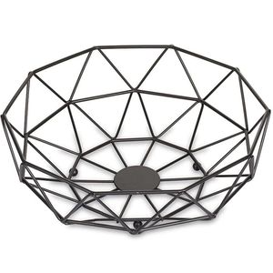 Unique Design Metal <b>Basket</b> <b>for</b> Fruit <b>Storages</b> Custom Size Black Color Iron <b>Wire</b> <b>Basket</b> <b>for</b> Kitchen <b>Storages</b> & Organizers - Product Image 5