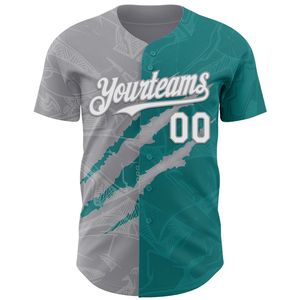 Maillot de baseball personnalisé, antibactérien, séchage rapide, impression sérigraphique, manches courtes, 100% coton biologique, col en V, nom de l'équipe - Product Image 6