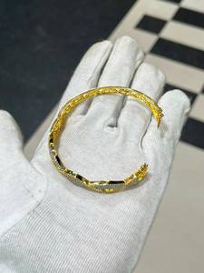 Bracelet Réplique Diamant Plaqué Or & Rhodium en Laiton Indien, Vente en Gros, Fabricant et Fournisseur Mondial de Bijoux Personnalisés avec Logo - Product Image 3