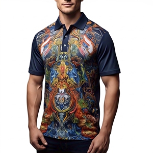 เสื้อโปโลพรีเมียมสำหรับผู้ชาย ผ้าระบายอากาศได้ดี รับสกรีนโลโก้ ชุดกีฬาสำหรับสโมสร โรงเรียน และองค์กร - Product Image 5