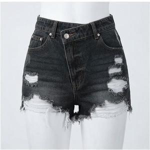 Shorts en jean taille haute pour femme – Tendance et mode, parfaits pour l'été, tenues décontractées quotidiennes, bas de gamme super qualité - Product Image 1