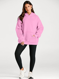 Sudadera Oversize para Mujer con Logo Personalizado, Estampado, Hombros Caídos, Fabricante Mayorista de Ropa - Product Image 3