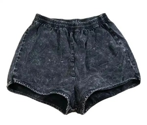 Pantalones Cortos Deportivos con Diseño Desgastado por el Sol, Logotipo Personalizado, Pantalones Cortos para Hombre de Alta Calidad con Efecto Desgastado, Pantalones Cortos con Lavado Ácido para Hombre - Product Image 1