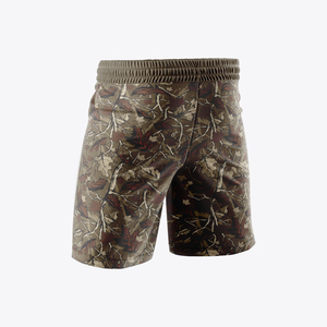Shorts décontractés pour hommes de haute qualité, séchage rapide, respirants, en toile, couleur unie, taille élastique, design personnalisable, fabriqués au Pakistan - Product Image 3