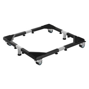 1200 Lbs Load Capacity Fridge Stand Mobile Base 8 Locking Twin <b>Wheels</b> 4 Brakes 23 36.6 Inches <b>Washing</b> <b>Machine</b> Caster <b>Wheels</b> - Product Image 6
