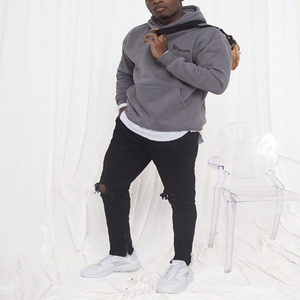 Sweat à capuche surdimensionné personnalisé en gros |   Fleece en coton 500 GSM, vierge, fabriqué au Pakistan - Product Image 6