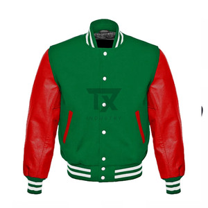 Varsity <b>Jacket</b> Men Black Wool <b>Leather</b> Sleeve Letterman <b>Jacket</b> Embroidered Logo Custom Baseball <b>Jacket</b> - Product Image 1