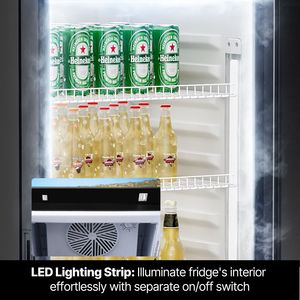 Frigorifero Espositore Commerciale con Porta in Vetro da 6.9 CU.FT, Congelatore per Bevande - Product Image 2