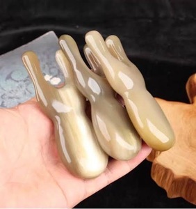Masajeador Facial Ovalado Ecológico de Cuerno de Búfalo, Herramienta Gua Sha Pulida para Lifting Facial - Product Image 5