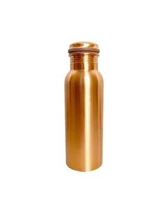 Large Capacity Stylish <b>Copper</b> <b>Bottle</b> for <b>Drinking</b> Promotes Healthy Hydration and Fresh Water Storage Available In Bulk Quantity - Product Image 4