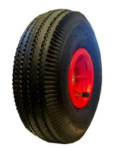 Roue pneumatique à denture de scie Caldwell fabriquée en Thaïlande 10" 3.50-4 : pour nettoyeur haute pression, pulvérisateur, chariot à main, chariot, chariot à roulettes et wagon - Product Image 5