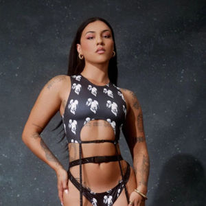 Tenue de pole dance pour femmes 2026 : haut court à col montant, hauts taille haute, vêtements légers pour la scène et l'entraînement estival - Product Image 1