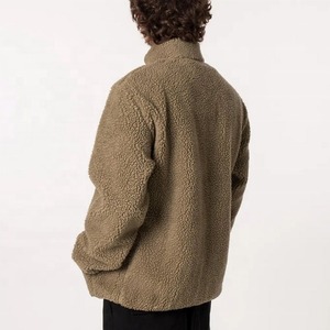 Sweat-shirt en polaire sherpa pour homme, chaud, doux, confortable, respirant, fermeture éclair intégrale, double poche, veste en polaire sherpa - Product Image 3