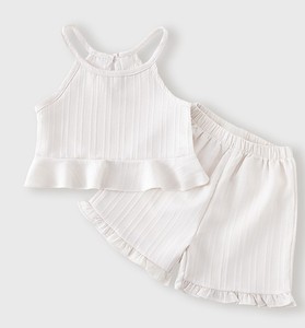 Ropa Infantil al por Mayor, Conjuntos de Ropa para Niñas Pequeñas, Estilo Vintage Otoñal, Cierre de Botones, Diseño Recto, ODM - Product Image 6
