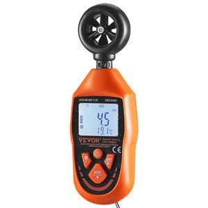 Anemometro Portatile a LED Retroilluminato con Intervallo di Temperatura di 14F-113F, Misura la Velocità del Vento con Precisione - Product Image 1