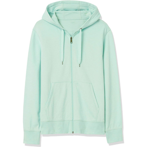 Sweat à capuche zippé en molleton de coton épais avec logo brodé, molleton très épais et chaud, décontracté pour homme - Product Image 6