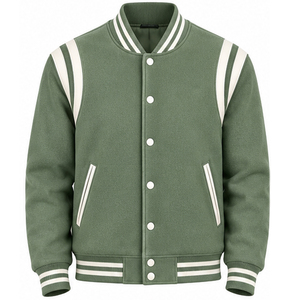 Veste universitaire en laine pour homme, patchwork personnalisé, OEM ODM, vente en gros, fabricant, fournisseur, vêtements de mode, vêtements personnalisés pour homme - Product Image 1