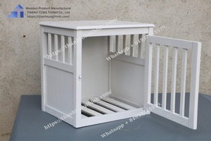 Wooden Pet House With Steel Roof For Medium Dogs Outdoor Use Classic Style Durable Construction Made in VietNam - Product Image 2