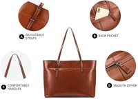Tas Selempang Wanita Kulit PU Tali Dapat Disesuaikan Motif Geometris Ritsleting Halus Untuk Penggunaan Sehari-hari Warna Cokelat Dari Pemasok India