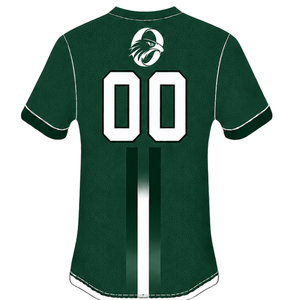 Maillot de rugby à manches courtes imprimé vert forêt et blanc, respirant, séchage rapide, pour adultes, entraînement sportif, vêtements de sport d'équipe - Product Image 2