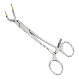 Pince de maintien dentaire en acier inoxydable Keramo Grip personnalisée avec mâchoires de préhension de précision pour usage restaurateur - Product Image 3