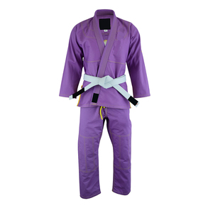 Kimono de karaté, BJJ, taekwondo, judo, MMA de qualité supérieure, uniforme d'entraînement 100% coton, ceinture blanche, prix avantageux - Product Image 1