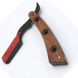 มีดโกนตัดผมสแตนเลสแบบตรง สำหรับร้านตัดผม อุปกรณ์ซอยผม มีดโกนตัดผมสำหรับร้านตัดผม อุปกรณ์ซอยผม - Product Image 6