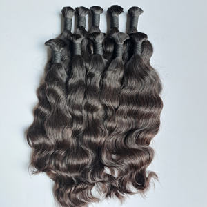 Extensiones de Cabello Humano 100% Natural Virgen de Donante Joven de la India - Product Image 4