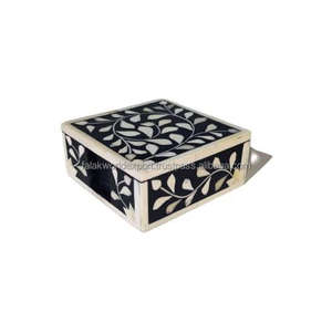 Posavasos de nácar con soporte Juego de posavasos de nácar premium brillante Posavasos de piedra para hoteles y restaurantes de FWE - Product Image 3